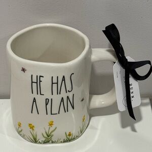 Rae Dunn He Has A Plan Mug
